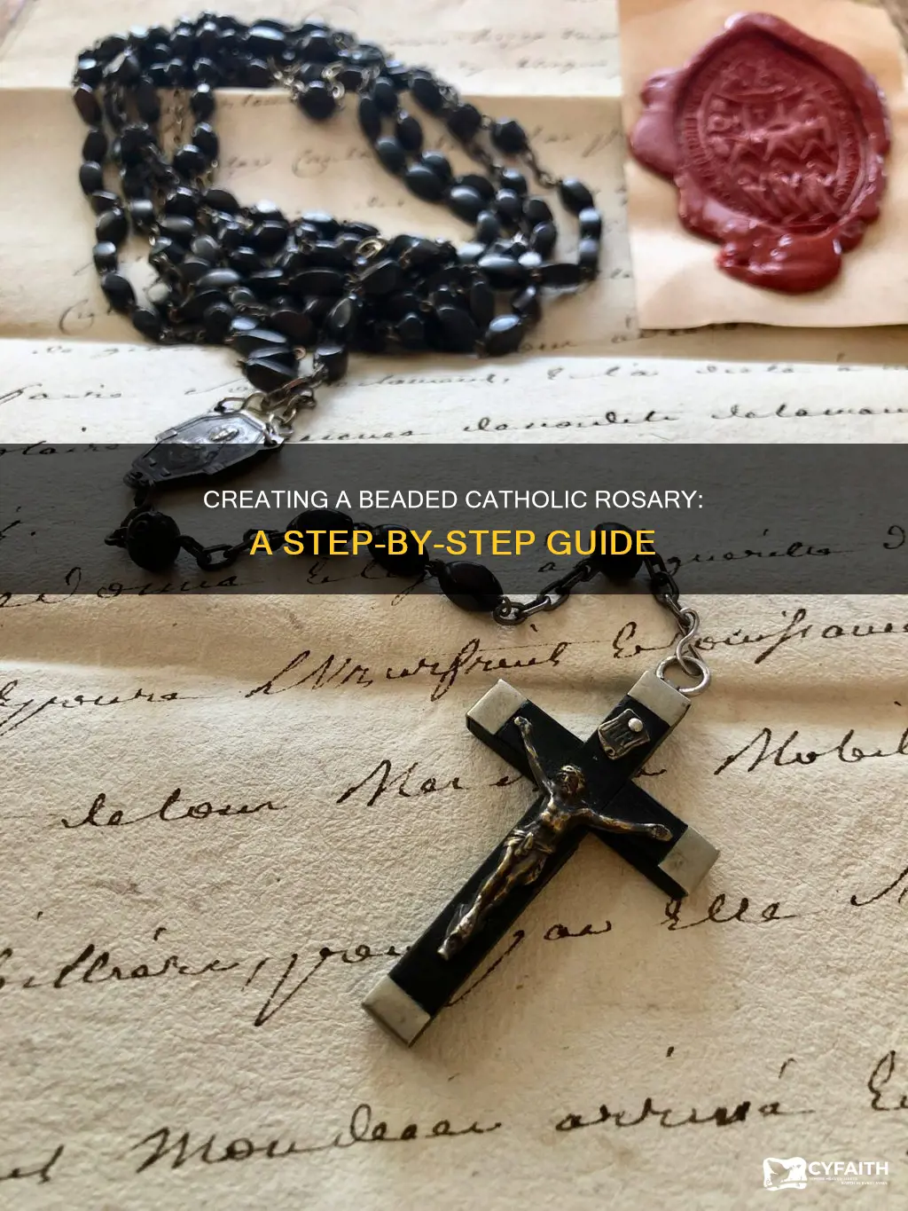 how to make a beaded catholic rosary