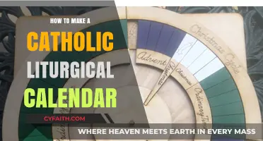 Creating a Catholic Liturgical Calendar: A Step-by-Step Guide