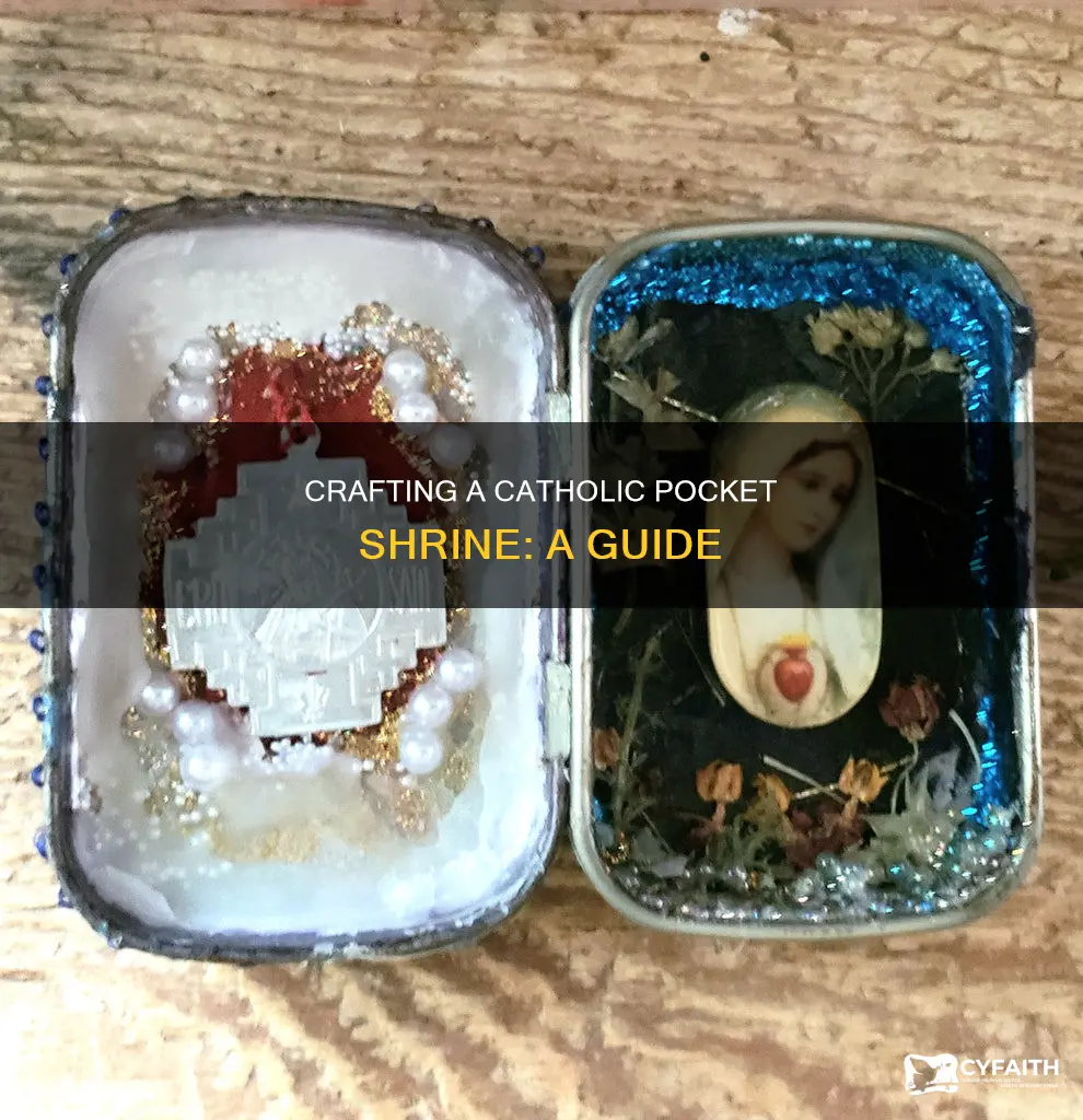 how to make a catholic pocket shrine