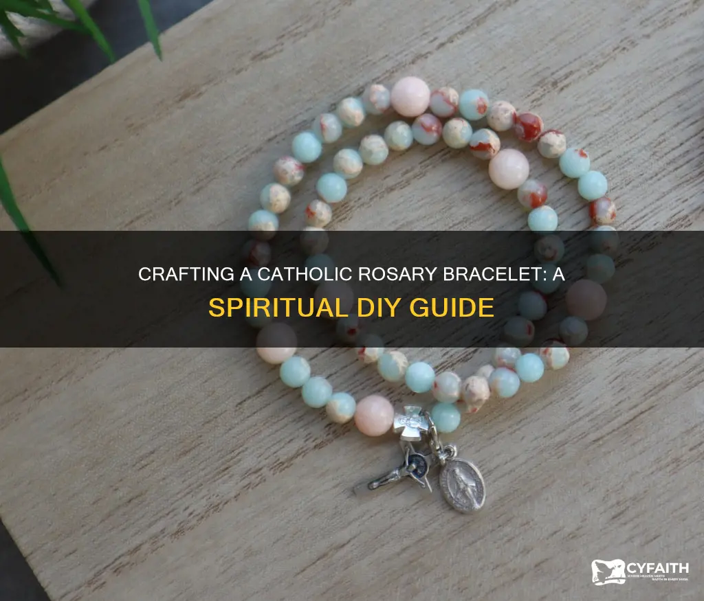 how to make a catholic rosary bracelet