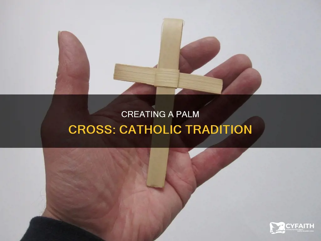 how to make a palm cross catholic