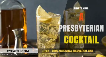Crafting the Perfect Presbyterian: A Refreshing Rye and Ginger Cocktail