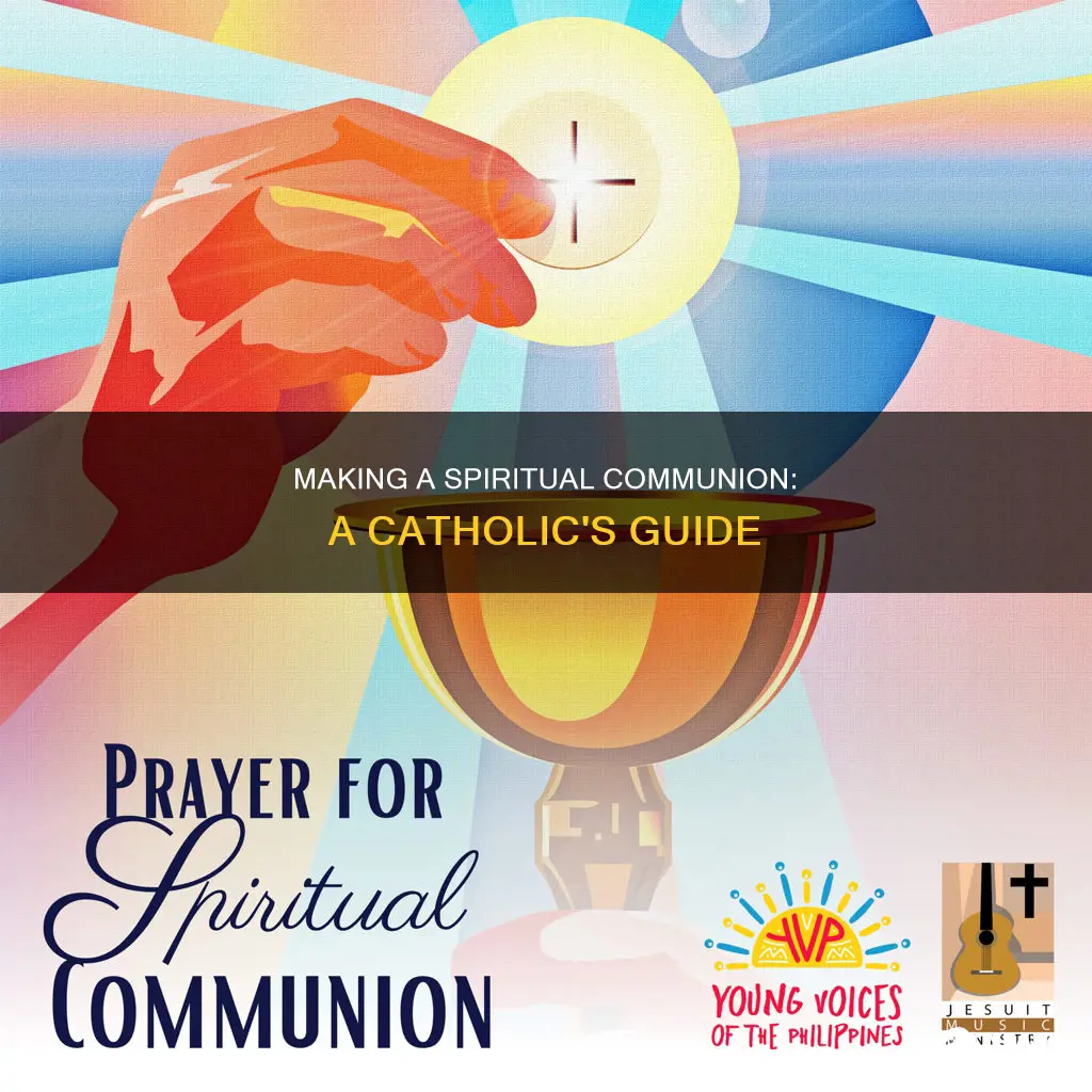 how to make a spiritual communion catholic