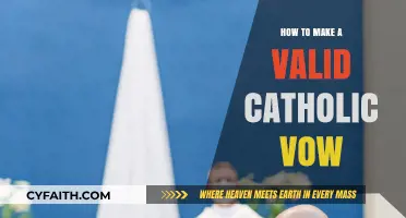 Making a Catholic Vow: Steps and Validity