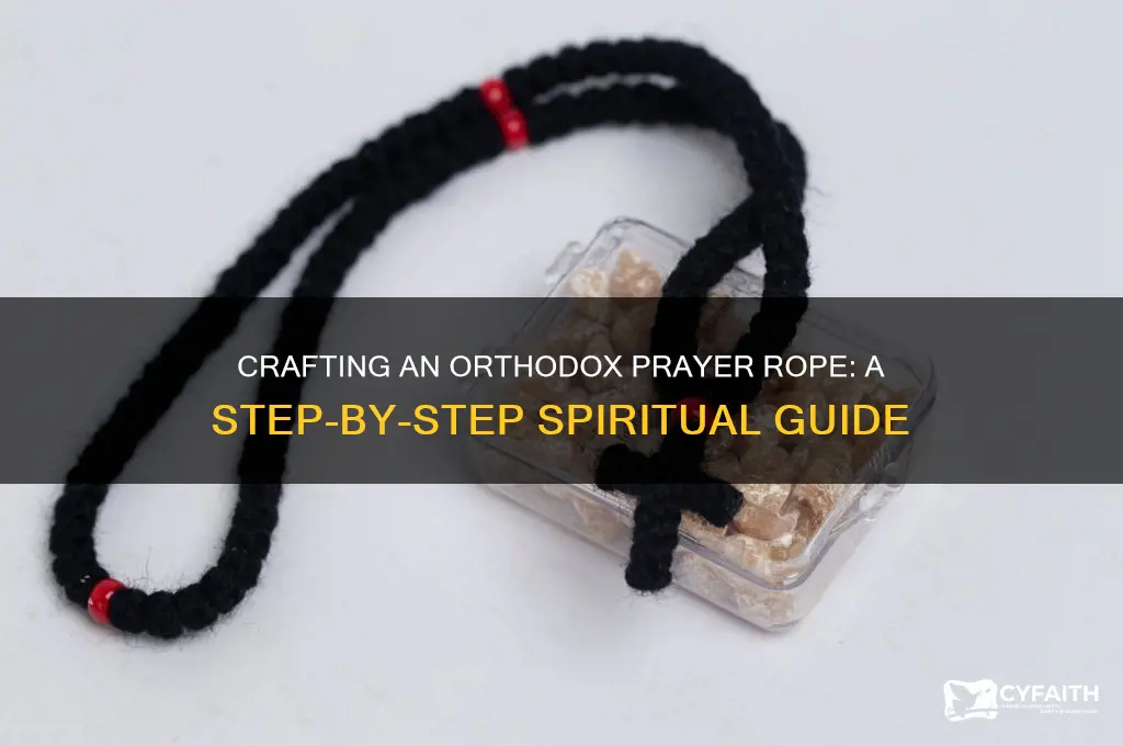 how to make an orthodox prayer rope