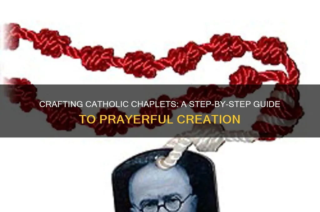 how to make catholic chaplets