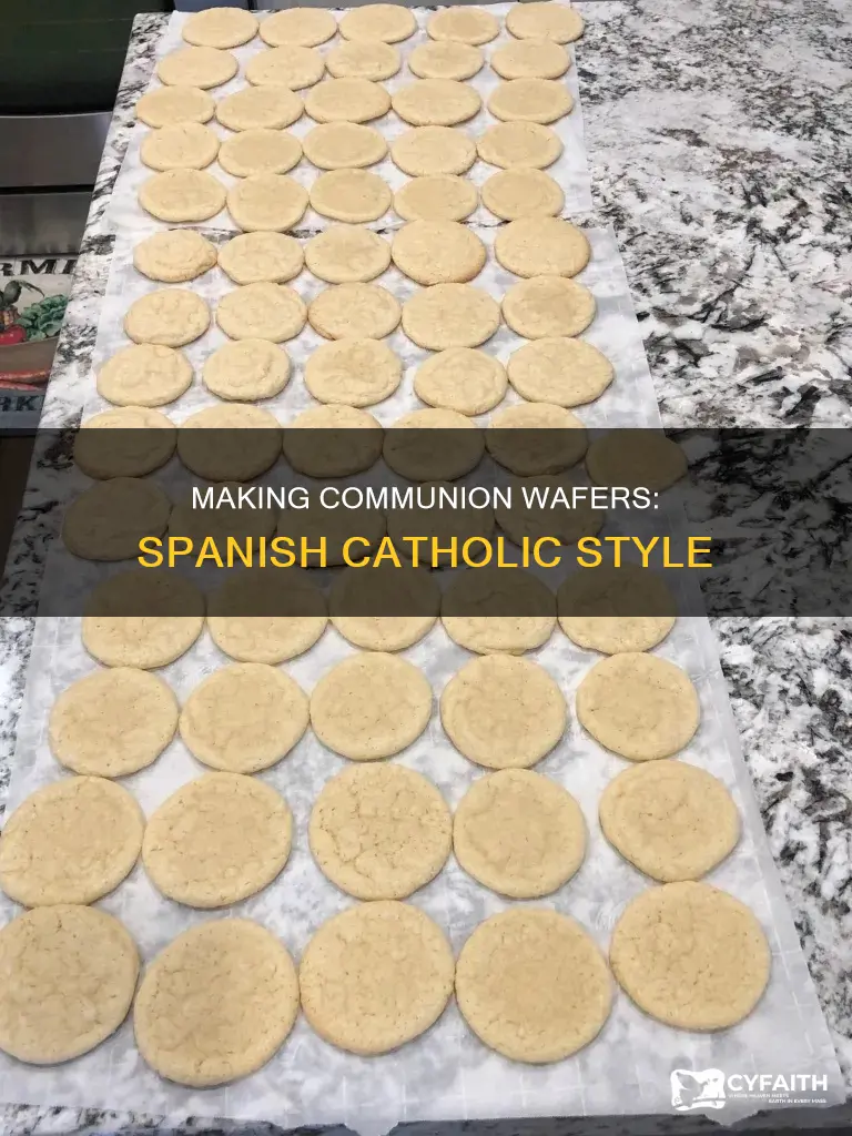 how to make catholic communion wafers spanish