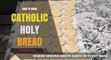Preparing the Holy Bread for Catholic Mass