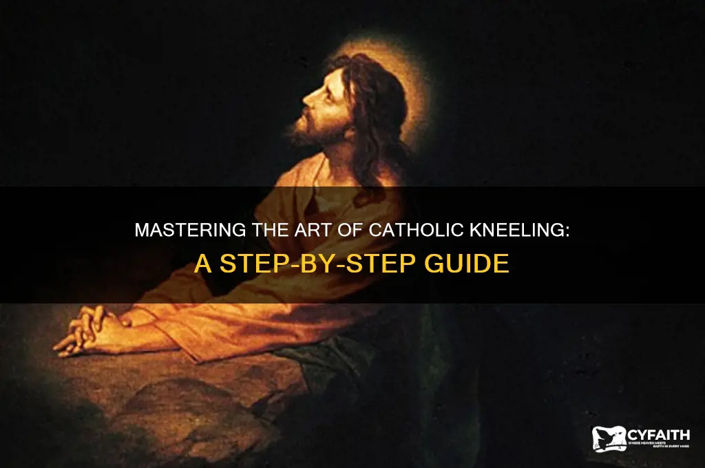 how to make catholic kneeling