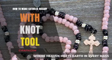 Making Catholic Rosaries: The Knot Tool Method