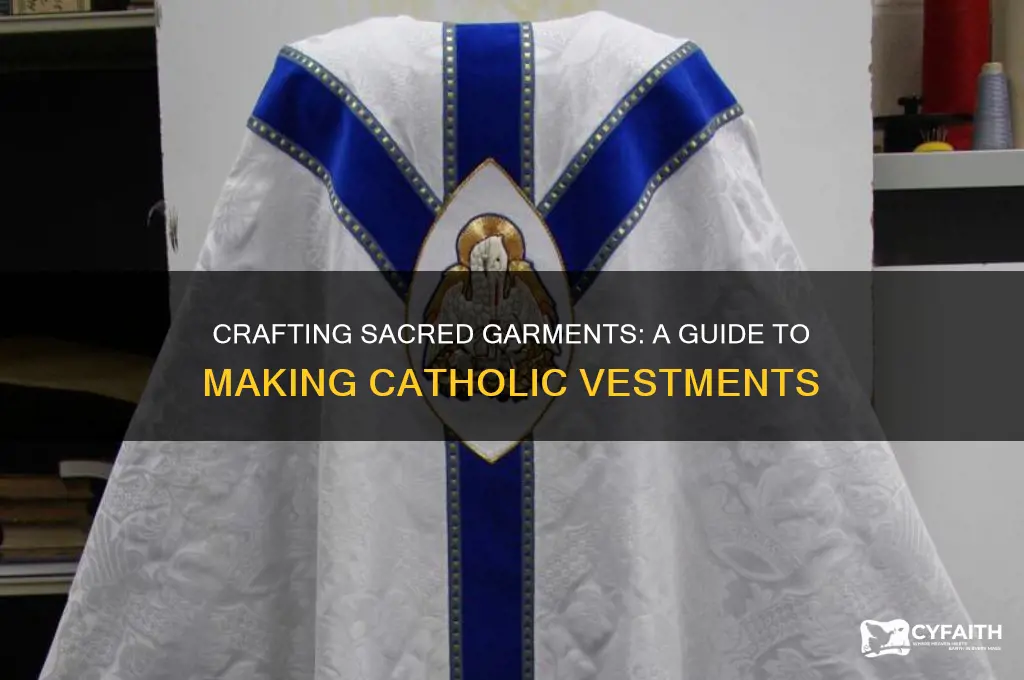 how to make catholic vestments