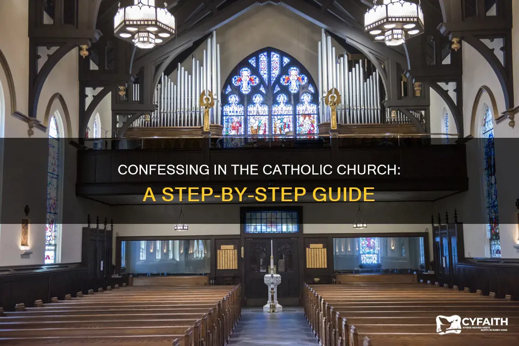 how to make confession in the catholic chuch