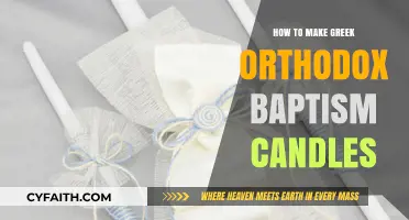 Crafting Sacred Greek Orthodox Baptism Candles: A Step-by-Step Guide
