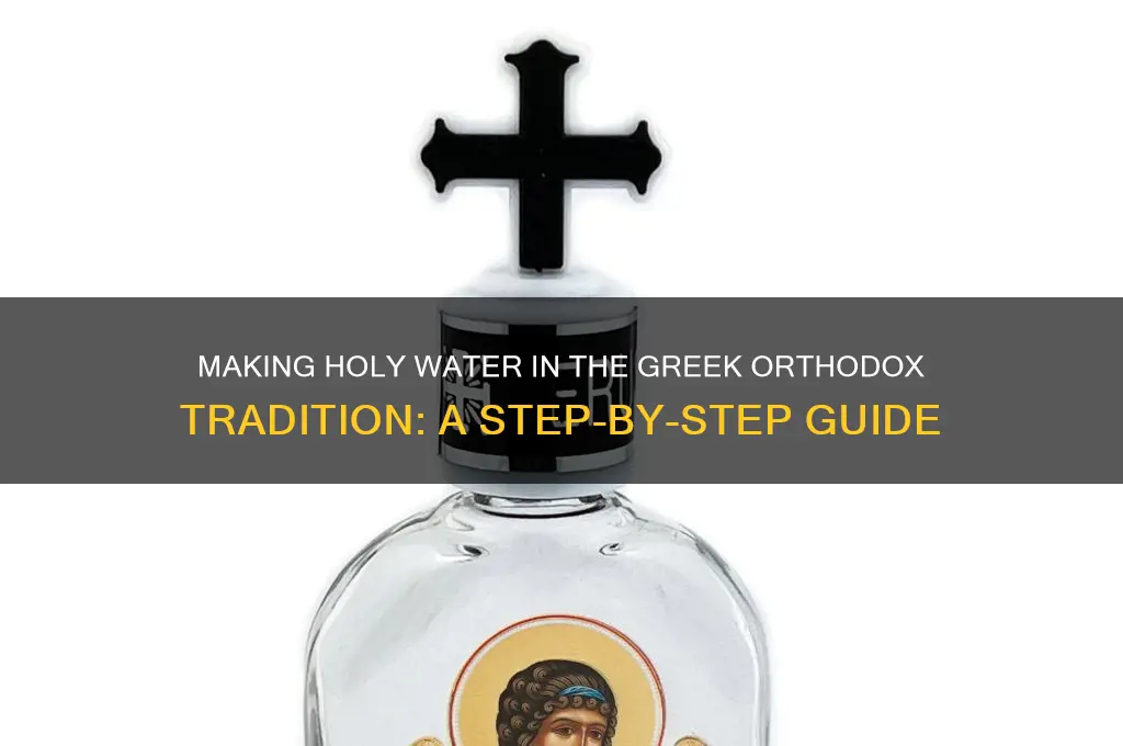 how to make holy water greek orthodox