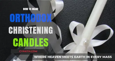 Crafting Traditional Orthodox Christening Candles: A Step-by-Step Guide