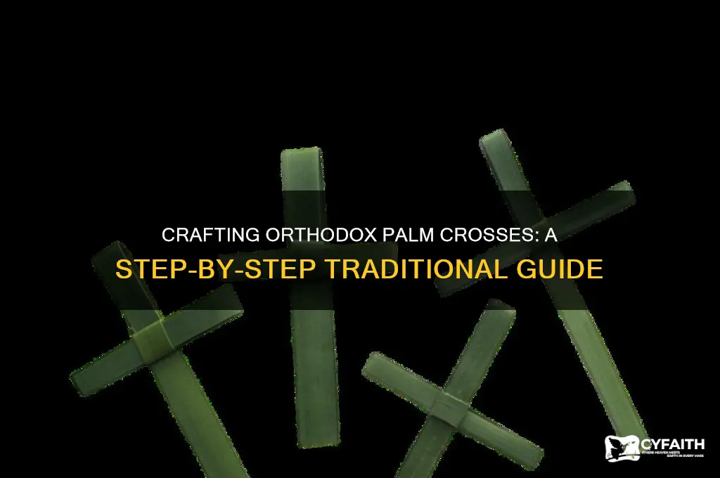 how to make orthodox palm crosses