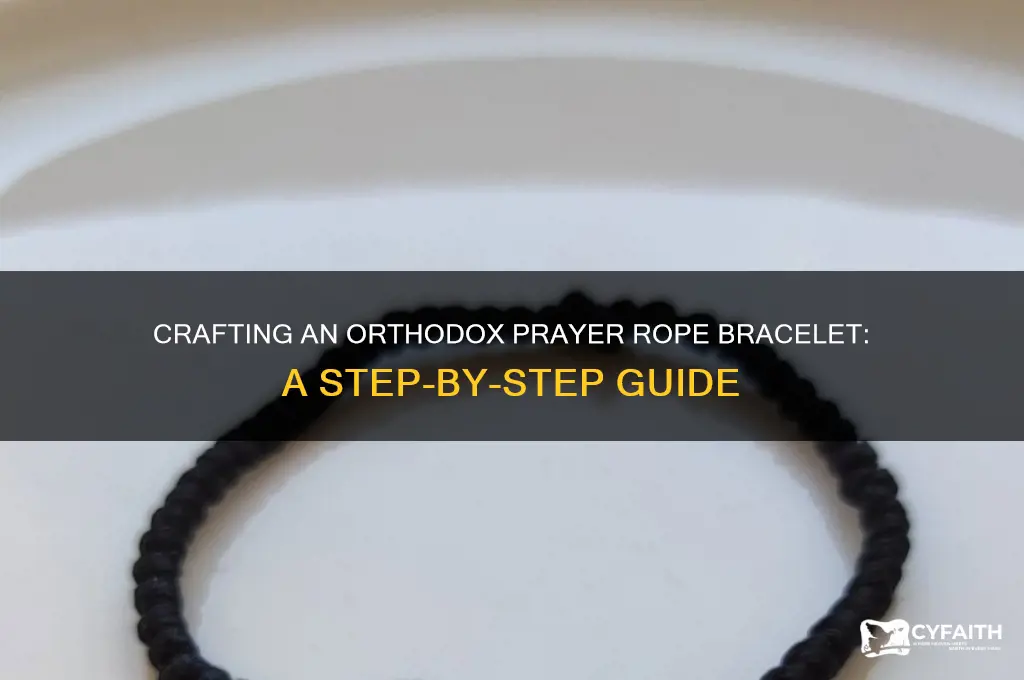 how to make orthodox prayer rope bracelet