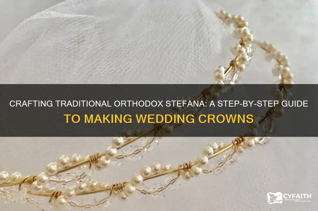how to make orthodox stefana