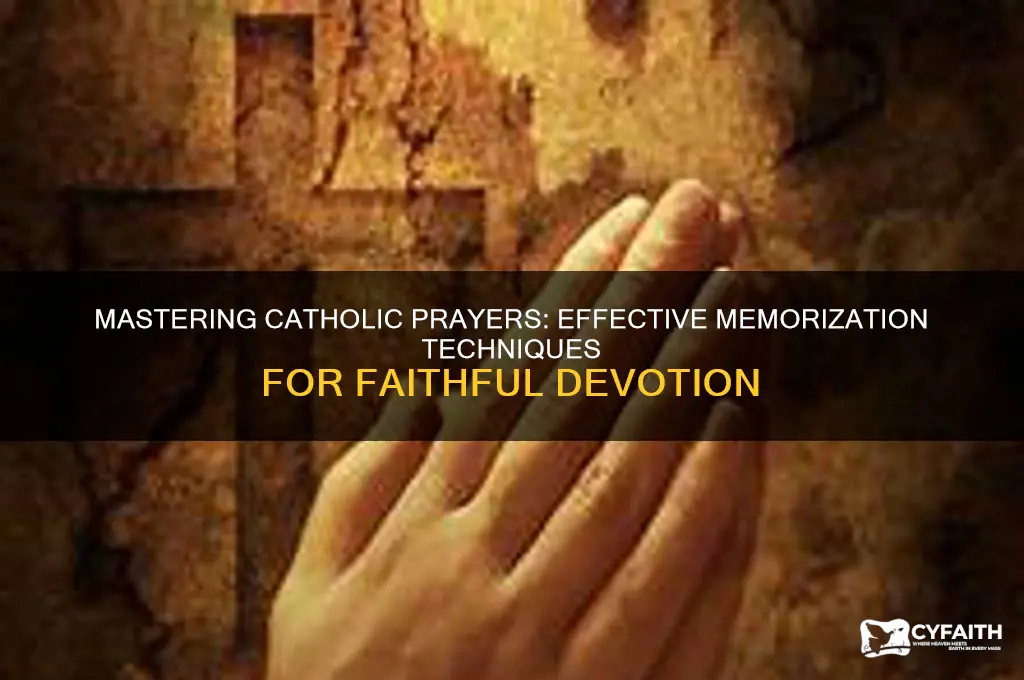 how to memorize catholic prayers