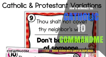 Memorizing the Catholic Commandments: A Simple Guide