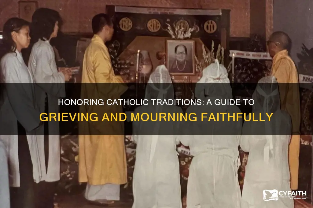 how to mourn catholic