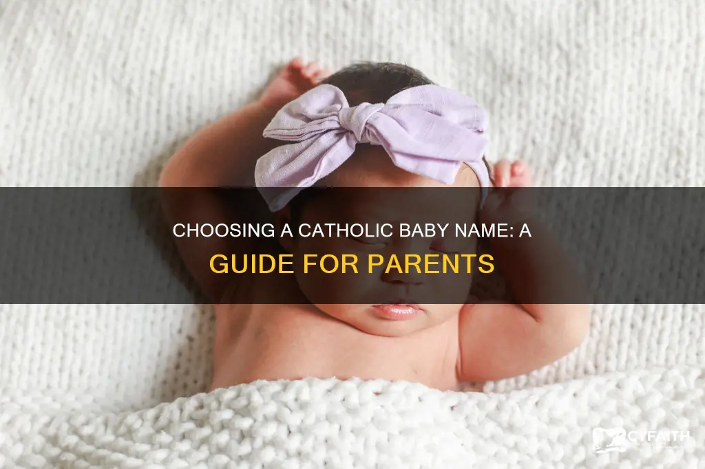 how to name a catholic baby
