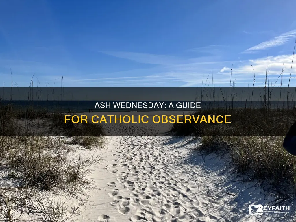 how to observe ash wednesday catholic