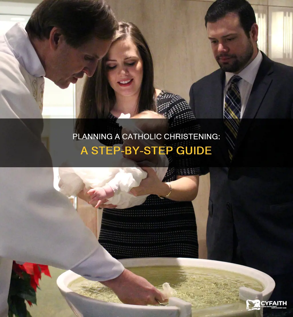 how to organise a catholic christening