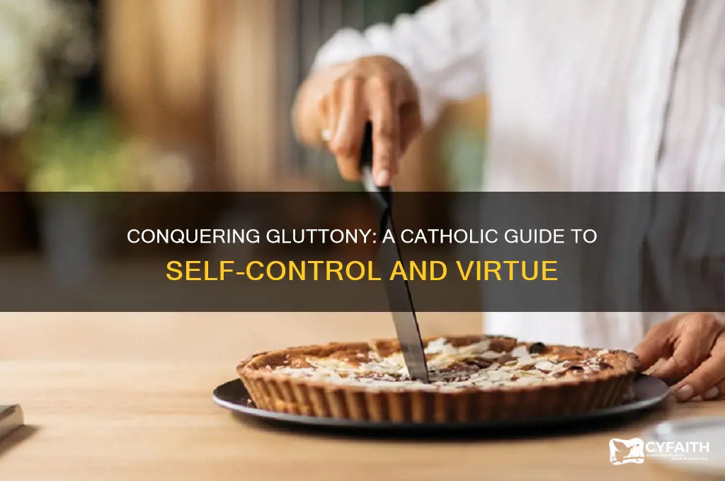 how to overcome gluttony catholic
