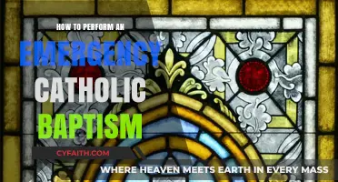 Performing Emergency Catholic Baptism: A Quick Guide