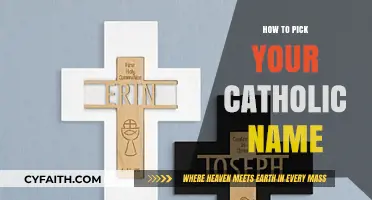 Choosing Your Catholic Name: A Guide