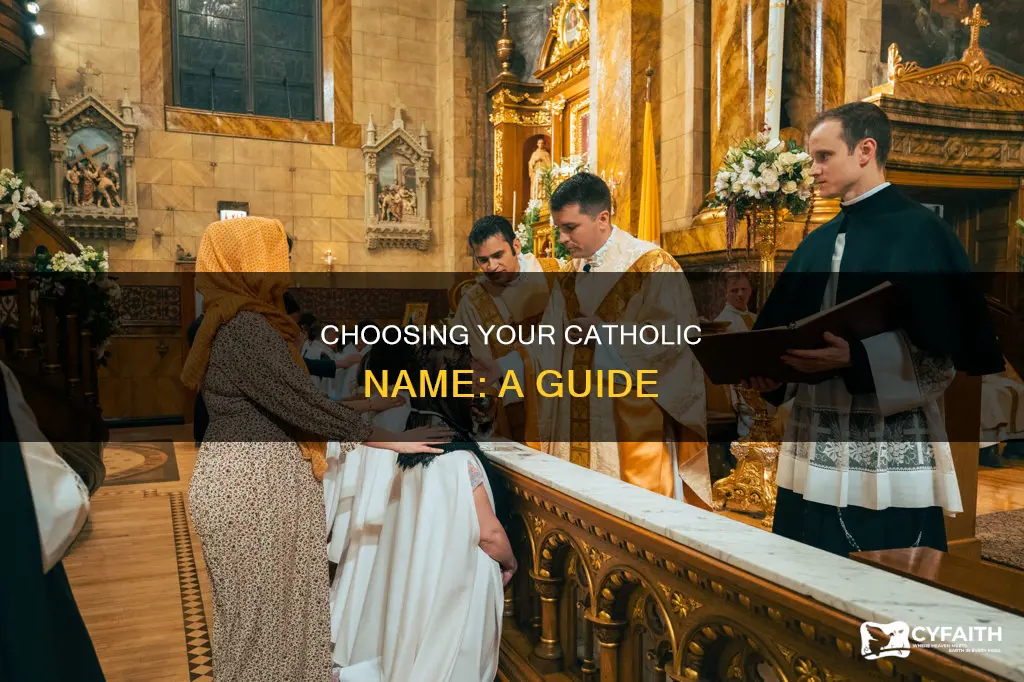 how to pick your catholic name