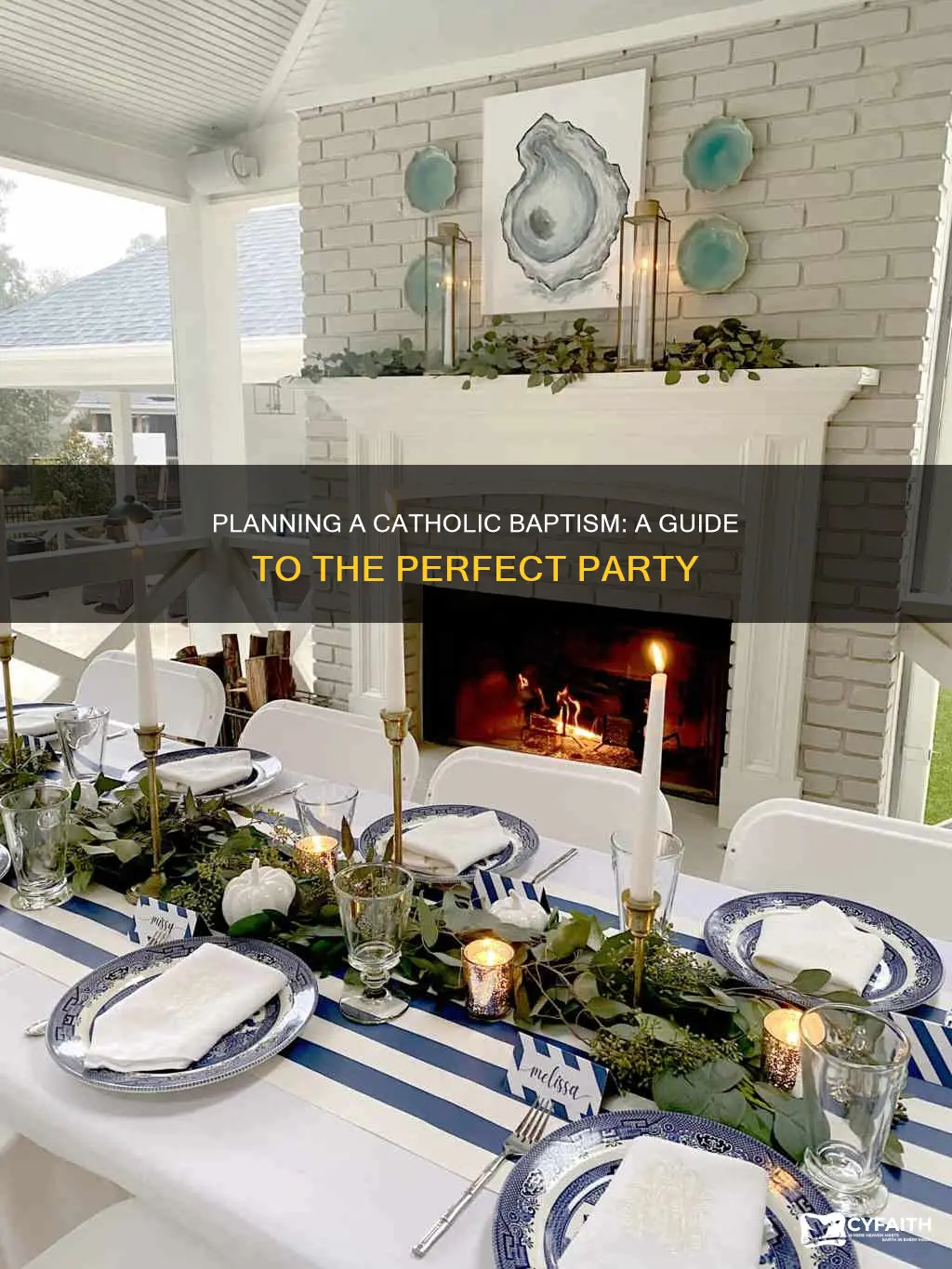 how to plan a catholic baptism party
