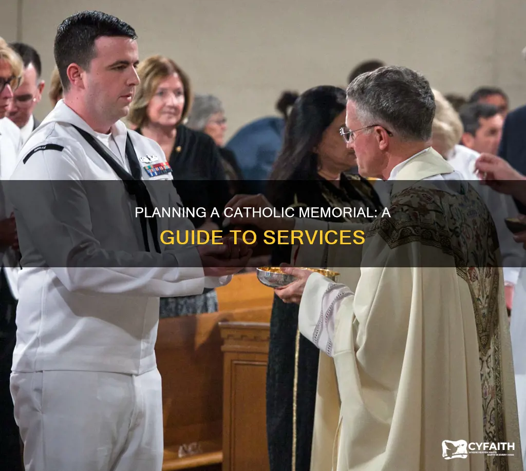 how to plan a catholic memorial service