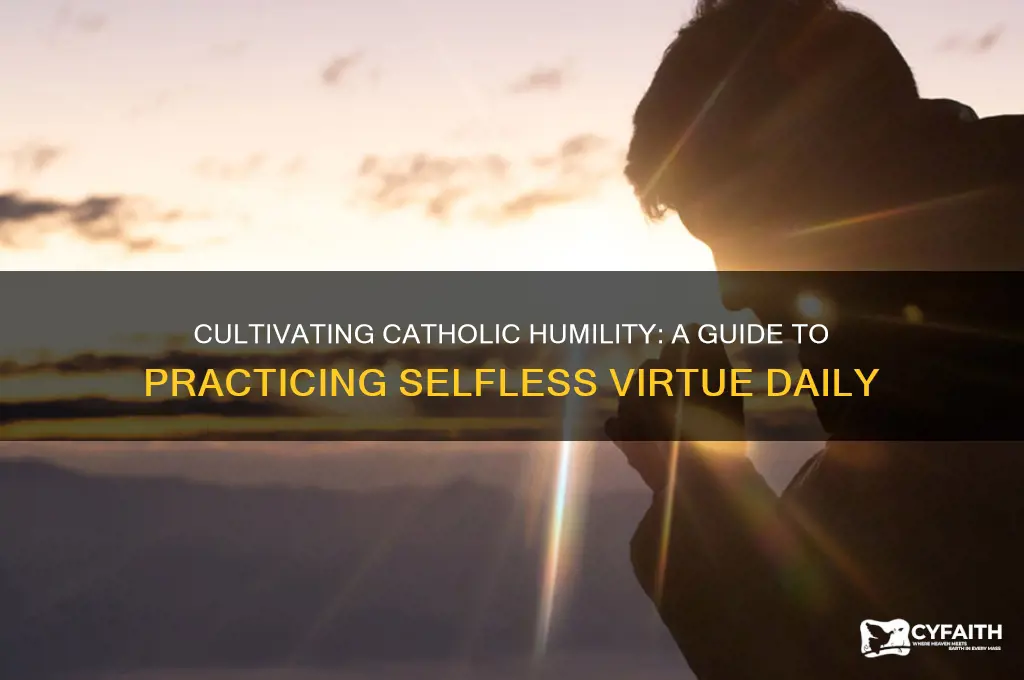 how to practice humility catholic