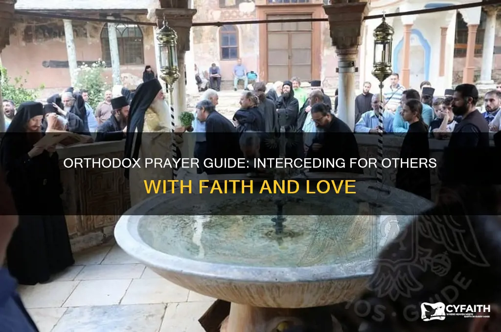 how to pray for others orthodox