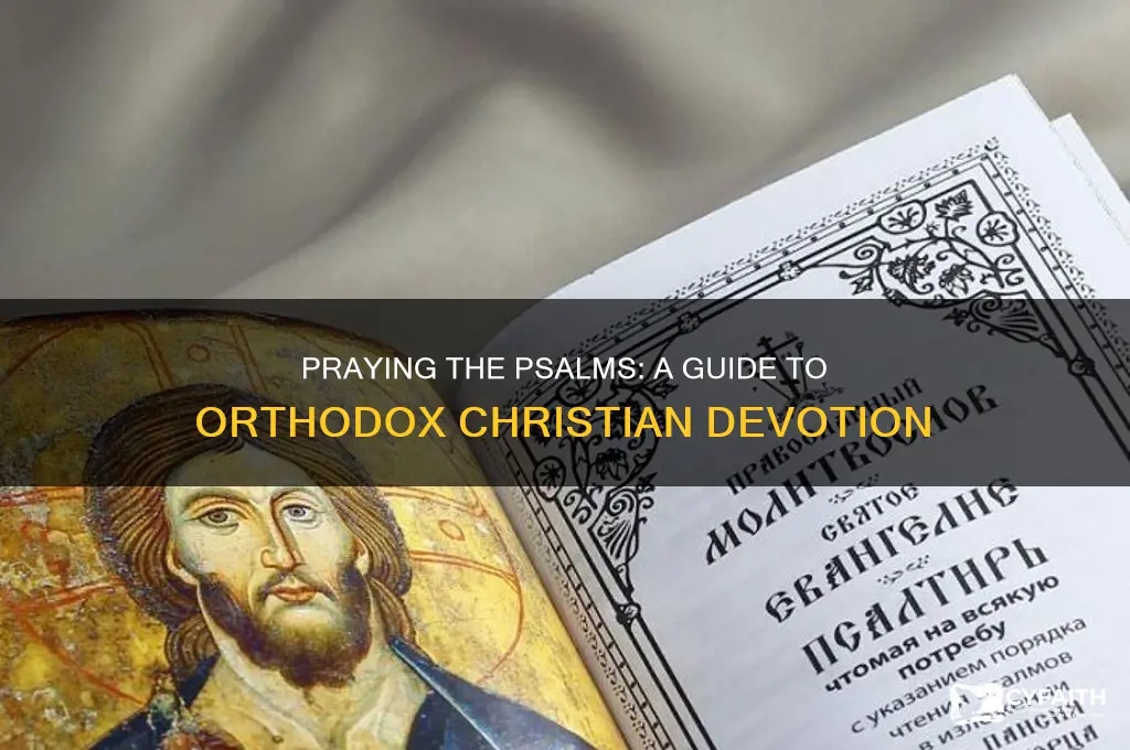 how to pray the psalms orthodox