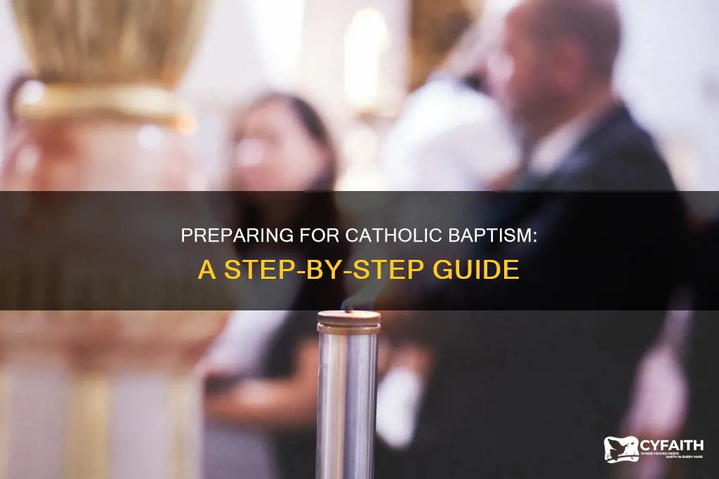 how to prepare for catholic baptism