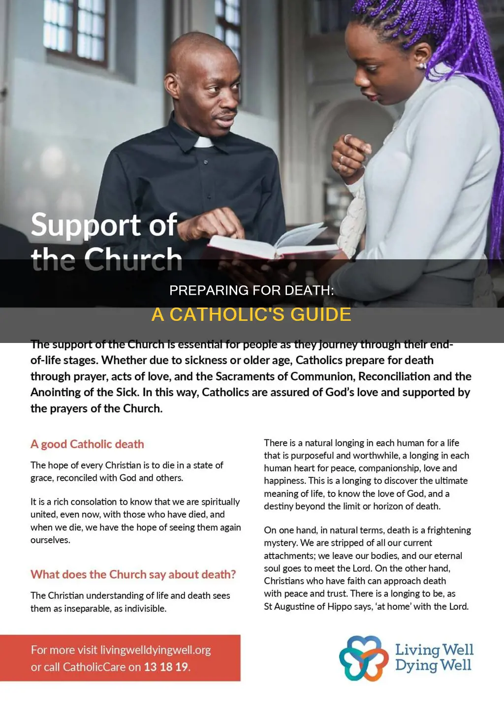 how to prepare for death catholic