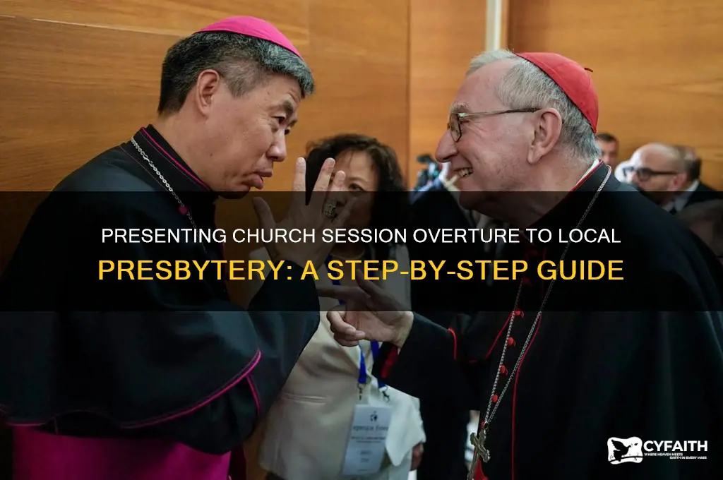 how to present overture from church session to local presbytery