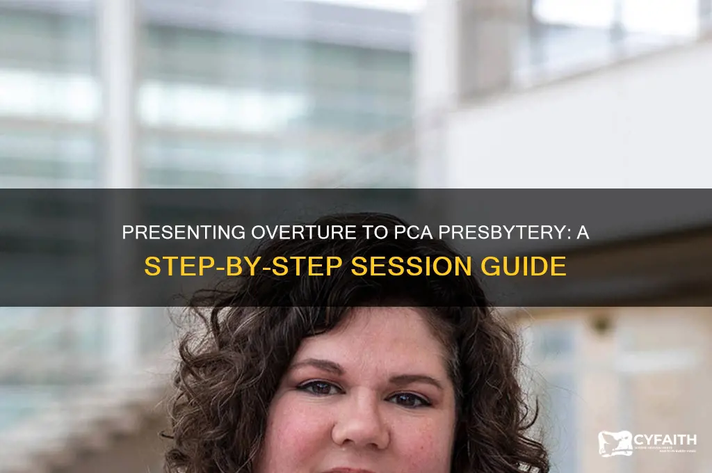 how to present overture from session to presbytery pca