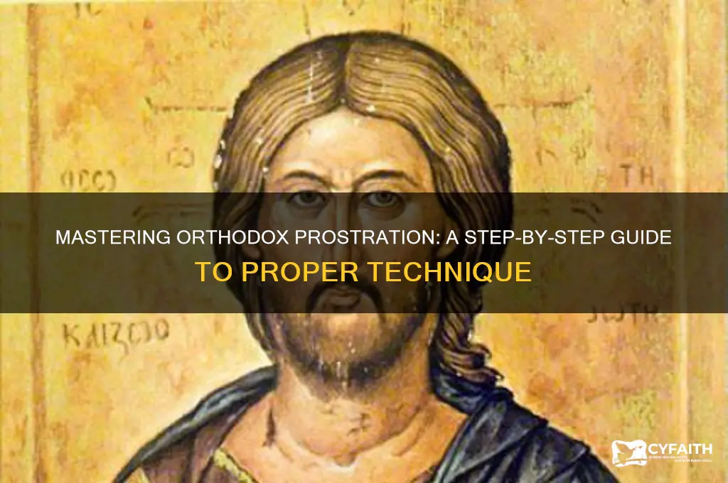 how to prostrate orthodox