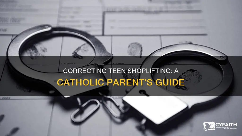 how to punish a teen for shoplifting catholic