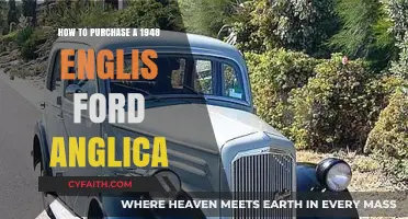 Buying a 1948 English Ford Anglia: A Classic Car Purchase Guide