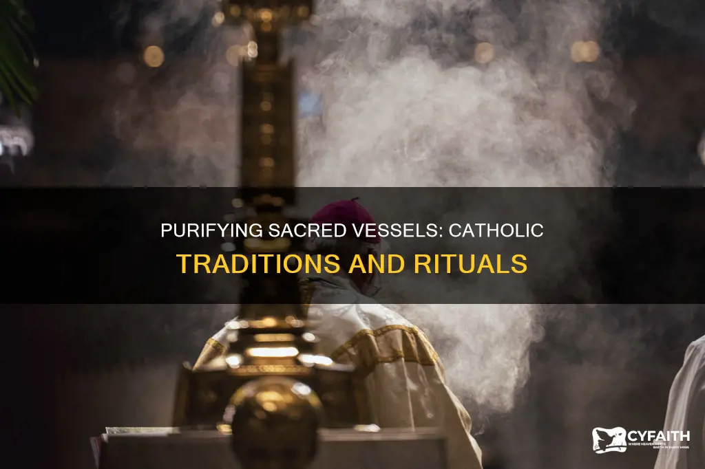 how to purify sacred vessels catholic