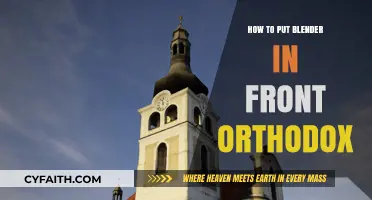 Mastering Blender: Positioning Techniques for Orthodox Front Views