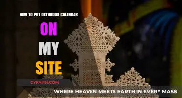 Integrate Orthodox Calendar into Your Website: A Simple Guide