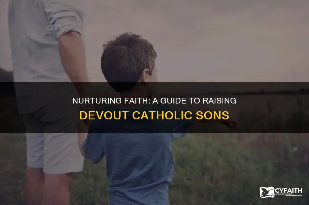 how to raise catholic sons