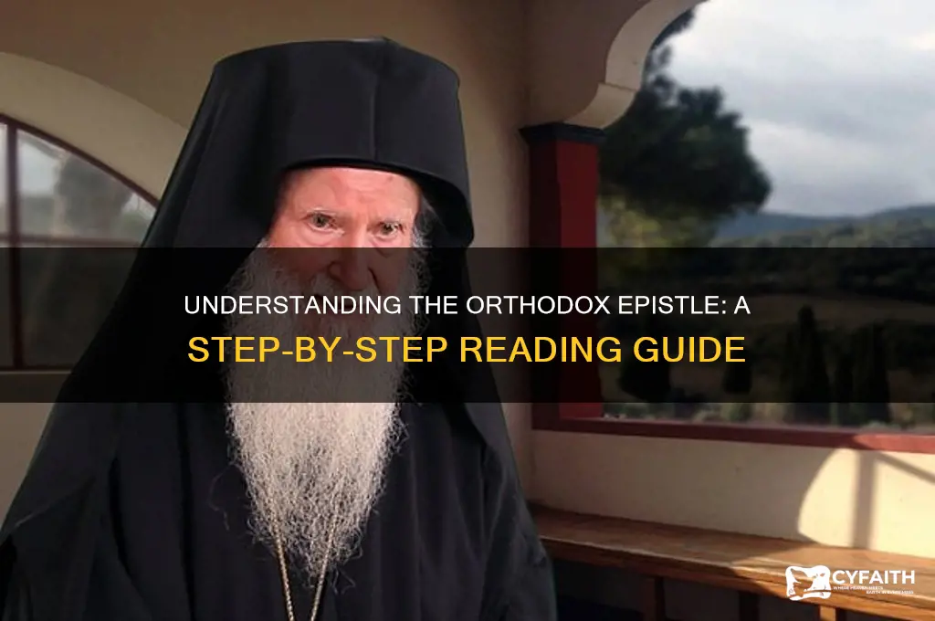 how to read the epistle orthodox