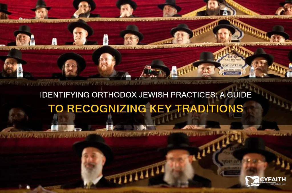 how to recognize orthodox jewish